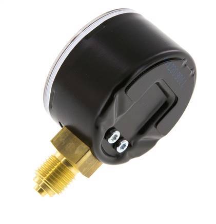 0..60 Bar (0..870 psi) Pressure Gauge Below Steel/Brass 50 mm Class 1.6