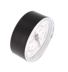 0..60 Bar (0..870 psi) Pressure Gauge Below Plastic/Brass 63 mm Class 2.5