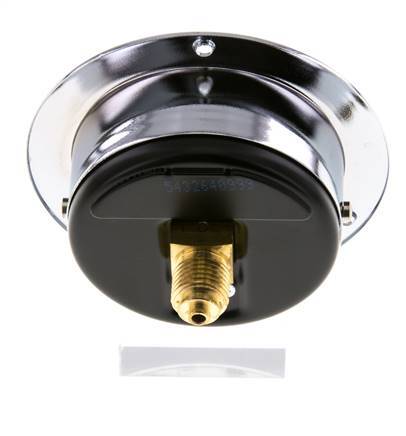 0..60 Bar (0..870 psi) Panel Mount Pressure Gauge Steel/Brass 63 mm Class 2.5 (Front Panel)