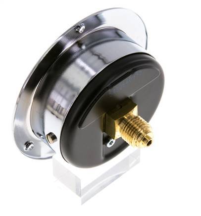 0..60 Bar (0..870 psi) Panel Mount Pressure Gauge Steel/Brass 63 mm Class 2.5 (Front Panel)