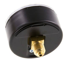 0..60 Bar (0..870 psi) Pressure Gauge Rear Steel/Brass 63 mm Class 1.6