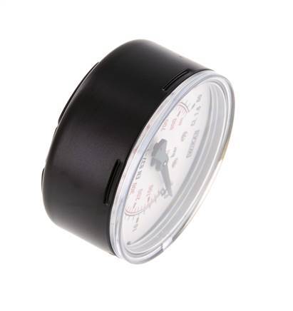 0..60 Bar (0..870 psi) Pressure Gauge Below Steel/Brass 63 mm Class 1.6