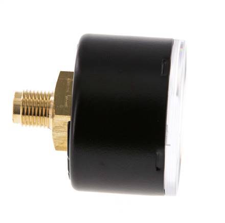 0..6 Bar (0..87 psi) Pressure Gauge Rear Steel/Brass 40 mm Class 1.6