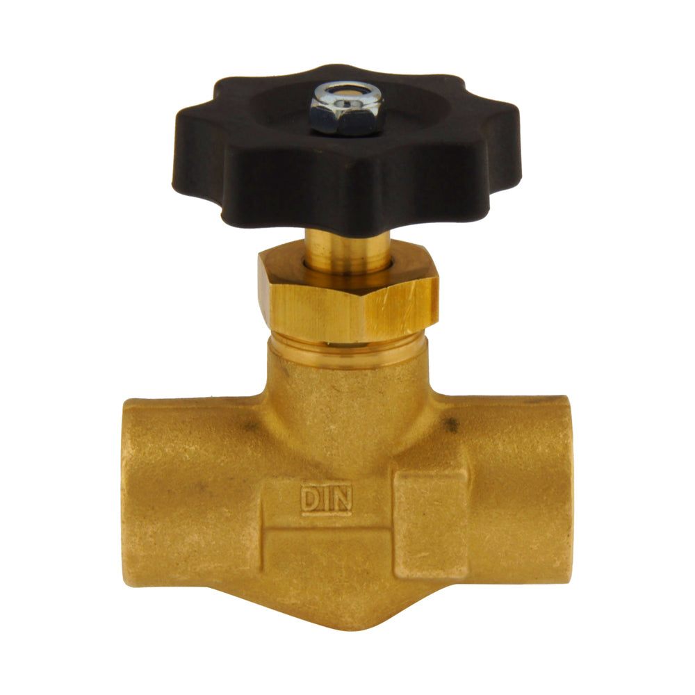G1'' Brass Needle Valve PTFE 100 bar - NLB
