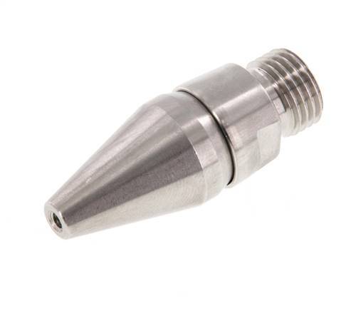 Adjustable Air Saving Nozzle R 1/4"(MT)-Rp 1/8"(FT) 1.4436