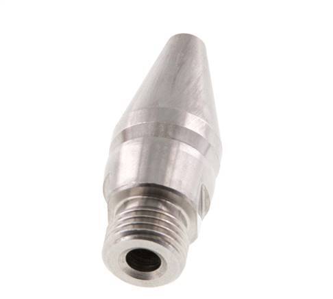 Adjustable Air Saving Nozzle R 1/4"(MT)-Rp 1/8"(FT) 1.4436