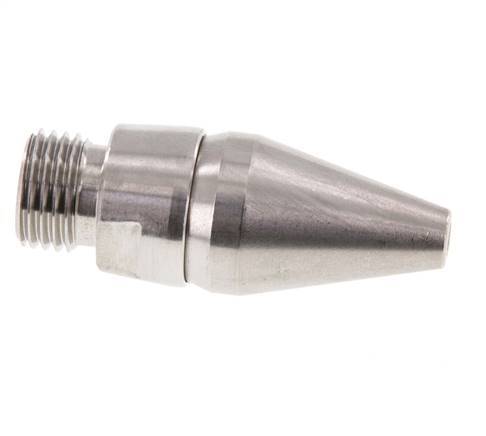 Adjustable Air Saving Nozzle R 1/4"(MT)-Rp 1/8"(FT) 1.4436