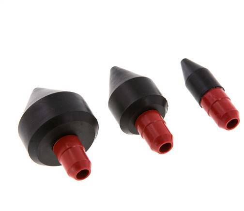 Rubber Nozzles Set 14, 25 And 34mm For CEJN Air Blow Gun