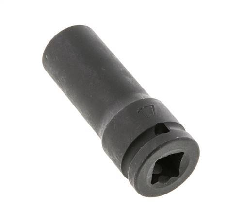 Power Socket Wrench Size 17mm Square Drive 1/2" (12.7 mm)