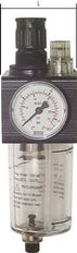 FRL G1/2'' 3400 l/min 0.5-16.0bar/7-232psi Auto Polycarbonate Combo 2