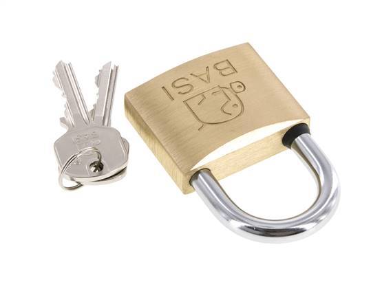 Cylinder padlock 50 Simultaneous Locking with Closure B