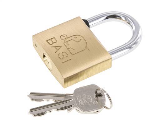 Cylinder padlock 50 Simultaneous Locking with Closure B