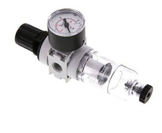 Filter-Regulator G1/4'' 700 l/min 0.2-6.0bar/3-87psi Semi-Auto 40 mm Pressure Gauge Plastic Multifix 0