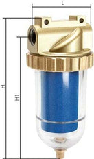 Microfilter 0.01microns G3/8'' 2000 l/min Semi-Auto Polycarbonate Standard 3