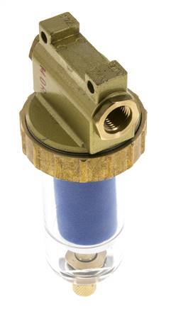 Microfilter 0.01microns G1/4'' 560 l/min Semi-Auto Polycarbonate Standard 1