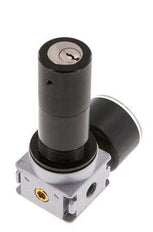 Pressure Regulator G1/8'' 1450 l/min 0.2-6.0bar/3-87psi Zinc Die-Cast 40 mm Pressure Gauge Cylinder Lock Multifix 0