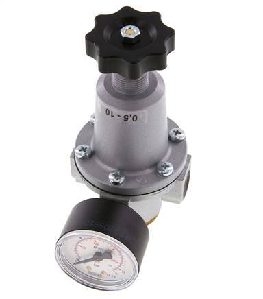 Pressure Regulator G3/8'' 2100 l/min 0.5-10.0bar/7-145psi Zinc Die-Cast Standard 2