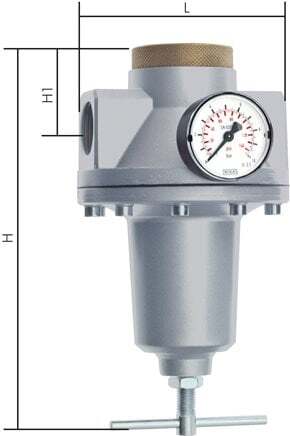 Pressure Regulator G1 1/4'' 15100 l/min 0.2-6.0bar/3-87psi Zinc Die-Cast Standard 7