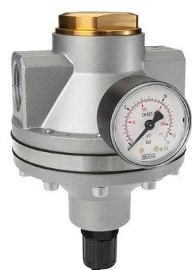 Pressure Regulator G1 1/4'' 31500 l/min 0.5-16.0bar/7-232psi Aluminium 40bar/580psi Cylinder Lock Standard 7