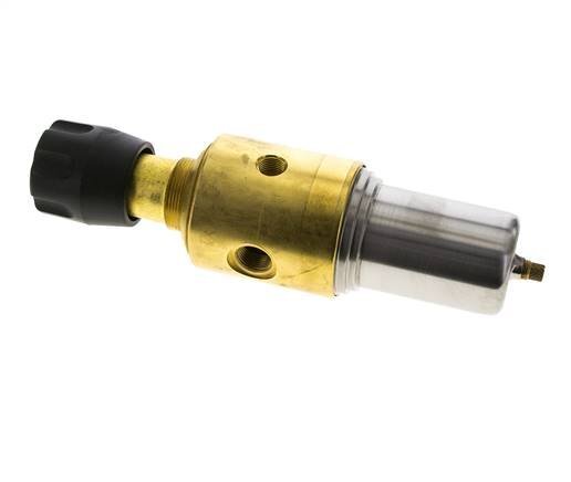 Filter-Regulator G3/8'' 800 l/min 0.5-8.0bar/7-116psi Manual Brass/Stainless Steel