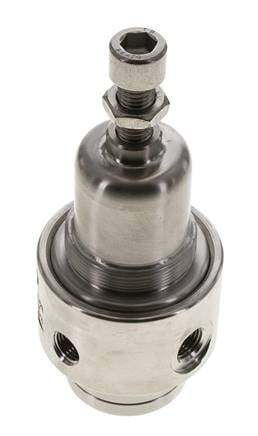Pressure Regulator G1/4'' 700 l/min 1.0-15.0bar/14-218psi Stainless Steel Aggressive Gasses