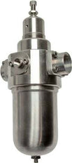 Filter-Regulator G1'' 6000 l/min 0.1-1.5bar/1-22psi Manual Stainless Steel