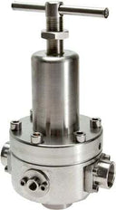 Pressure Regulator G1'' 8000 l/min 0.5-8.0bar/7-116psi Stainless Steel Gases Liquids
