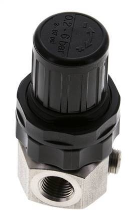 Pressure Regulator G1/4'' 320 l/min 0.5-6.0bar/7-87psi Stainless Steel