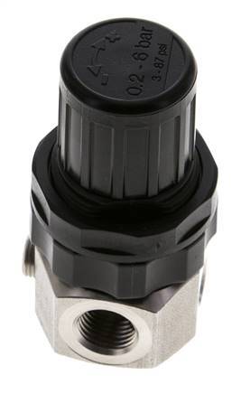 Pressure Regulator G1/4'' 320 l/min 0.5-6.0bar/7-87psi Stainless Steel