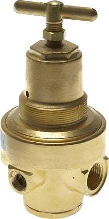 Pressure Regulator 1/2'' NPT 1500 l/min 3.0-50.0bar/44-725psi Brass