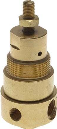 Pressure Regulator G1/4'' 330 l/min 0.5-5.0bar/7-72psi Brass CO2