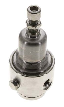 Pressure Regulator G1/4'' 700 l/min 0.1-1.5bar/1-22psi Stainless Steel Gases Liquids