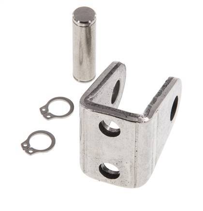 Bearing Block for 20 mm 25 mm ISO 6432 ISO 21287 Cylinder with Pin
