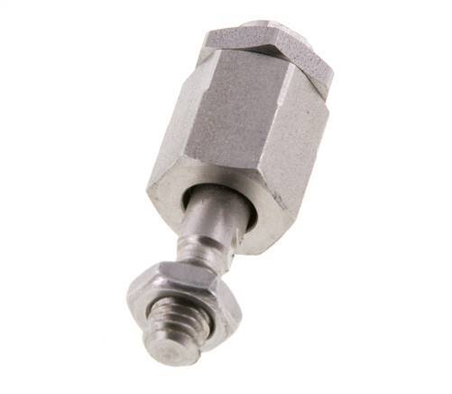 Floating Joint M6 for Cylinder Stainless steel 304 (1.4301)