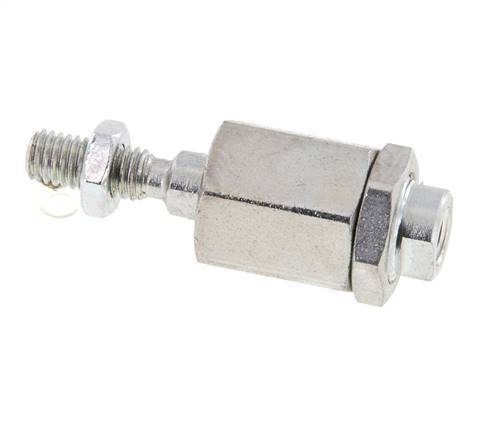 Floating Joint M5 for Cylinder Zinc plated steel