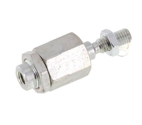 Floating Joint M5 for Cylinder Zinc plated steel