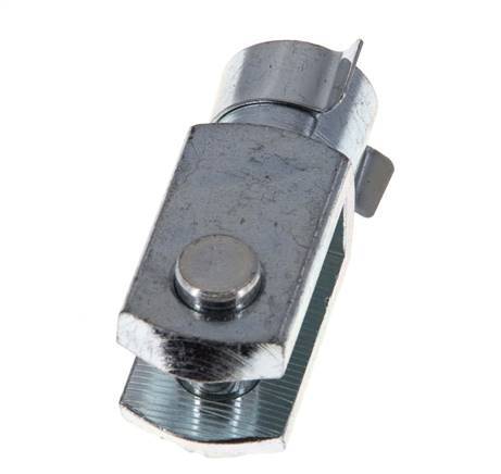 Clevis Rod-end Pin M10 x 1.25 Zinc plated steel