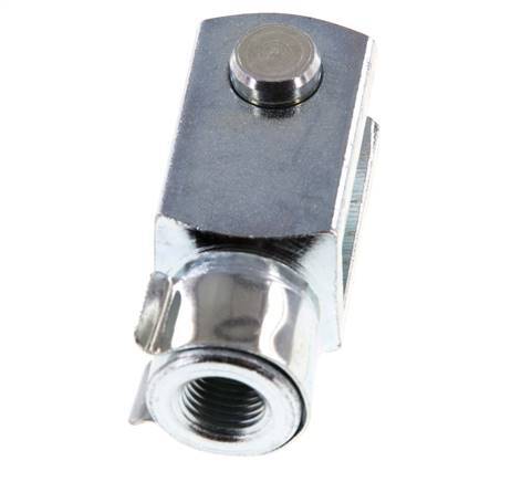 Clevis Rod-end Pin M12 x 1.25 Zinc plated steel