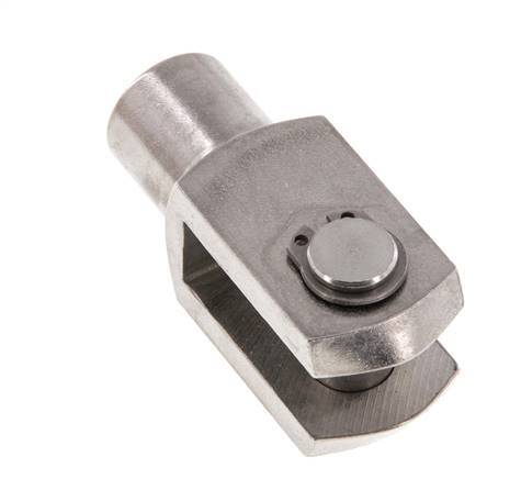 Clevis Rod-end Pin M12 x 1.25 Stainless steel 1.4571
