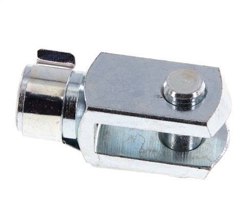 Clevis Rod-end Pin M12 Zinc plated steel