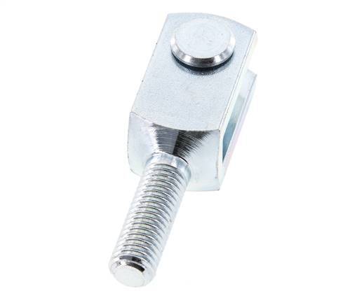 Clevis Rod-end Pin M10 Male Zinc plated steel