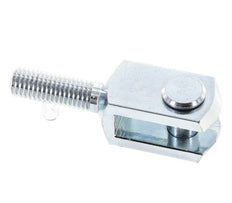 Clevis Rod-end Pin M10 Male Zinc plated steel