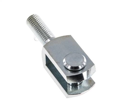 Clevis Rod-end Pin M12 Male Zinc plated steel | Tameson.com