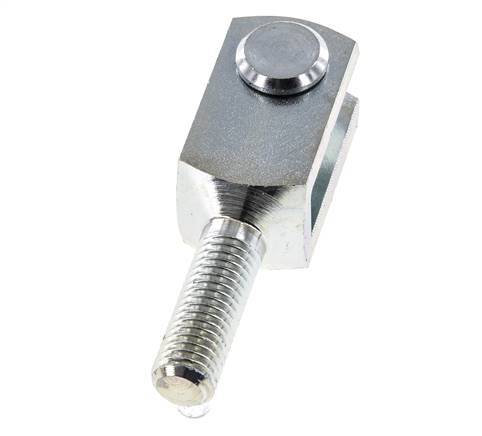 Clevis Rod-end Pin M12 Male Zinc plated steel | Tameson.com