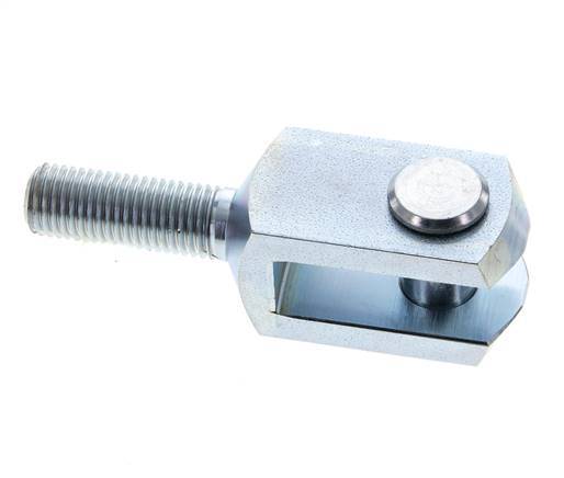 Clevis Rod-end Pin M16 Male Zinc plated steel