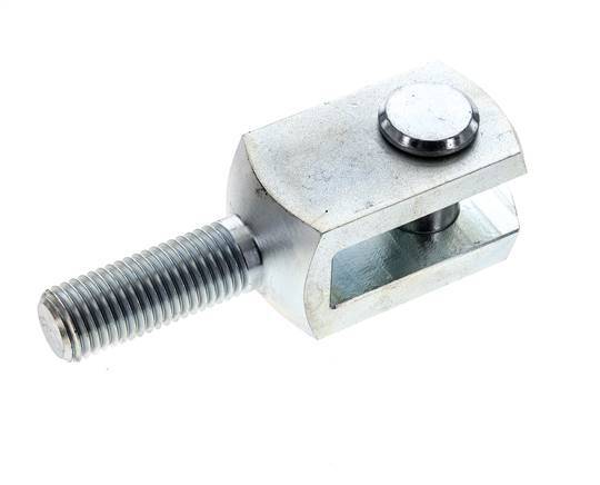 Clevis Rod-end Pin M20 Male Zinc plated steel