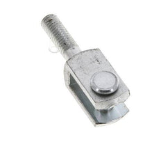 Clevis Rod-end Pin M6 Male Zinc plated steel