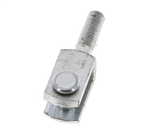 Clevis Rod-end Pin M6 Male Zinc plated steel