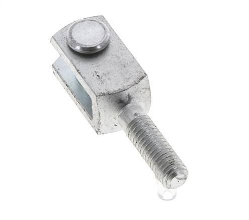 Clevis Rod-end Pin M6 Male Zinc plated steel