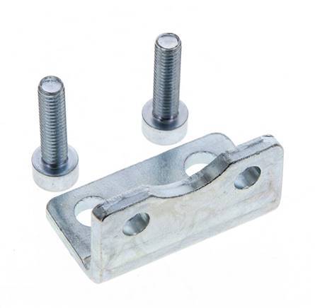 Foot Mount 16 mm ISO 21287 Zinc plated steel